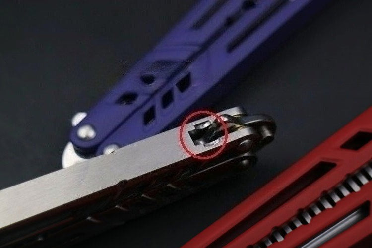 The Fifth Generation, One-piece Handle, Shaft Sleeve Structure, Butterfly Knife Practice Knife, Unbladed Knife