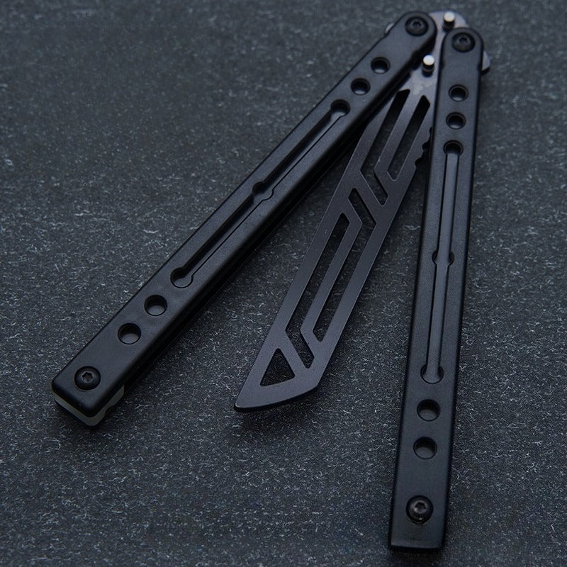 Steel Nautilus, Luminous Counterweight, Bushing Screw, Unbladed Practice Knife