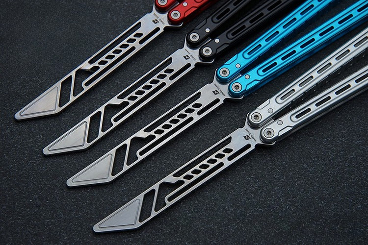 Athena Butterfly Knife Practice Blade, Fancy Crisp Outdoor Unopened Blade