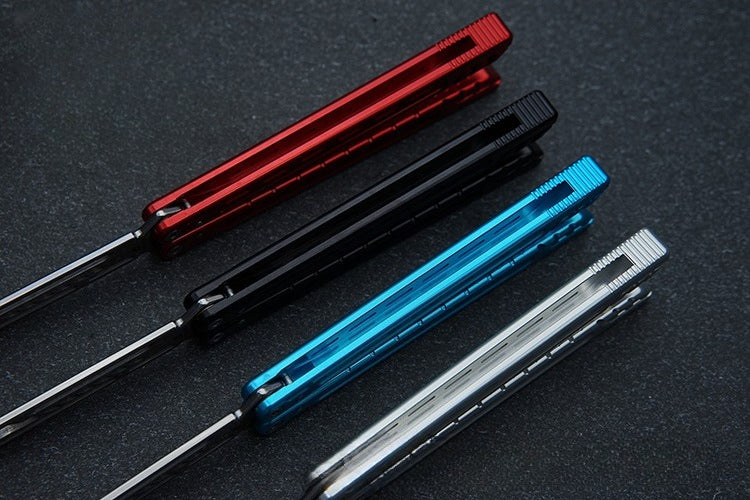 Athena Butterfly Knife Practice Blade, Fancy Crisp Outdoor Unopened Blade