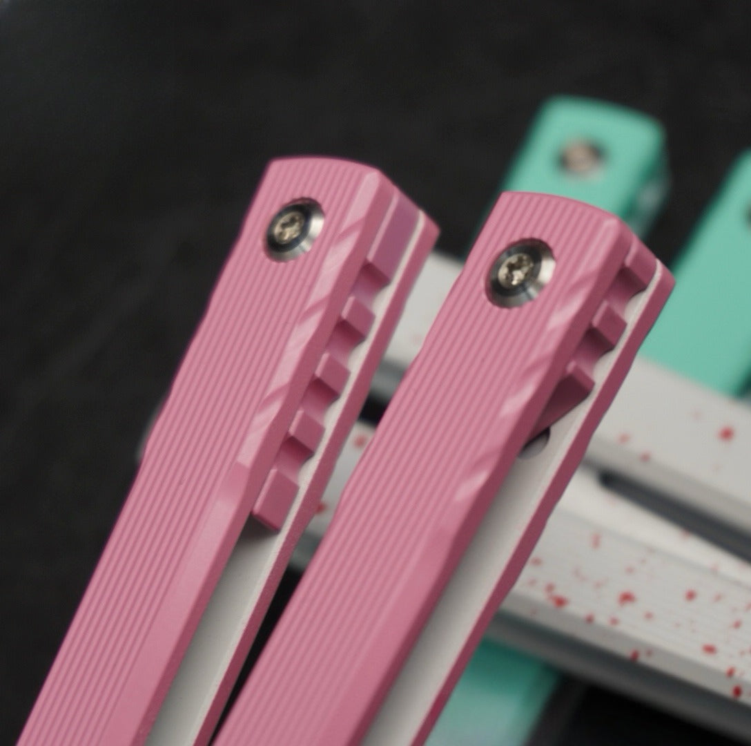 Asgard Domination Practice Edition Full Ceramic Coated Butterfly Knife, False Blade Unbladed