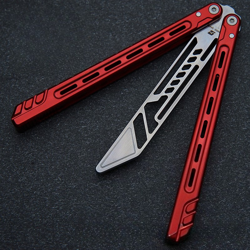 Athena Butterfly Knife Practice Blade, Fancy Crisp Outdoor Unopened Blade