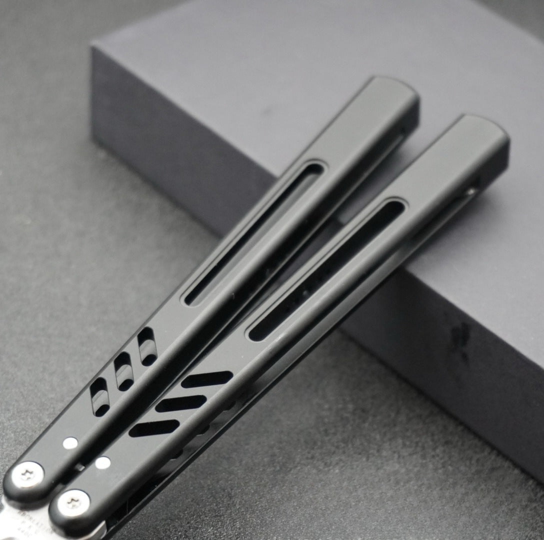 Aluminum Handle Tuning Fork Blade, Butterfly Knife Practice Knife