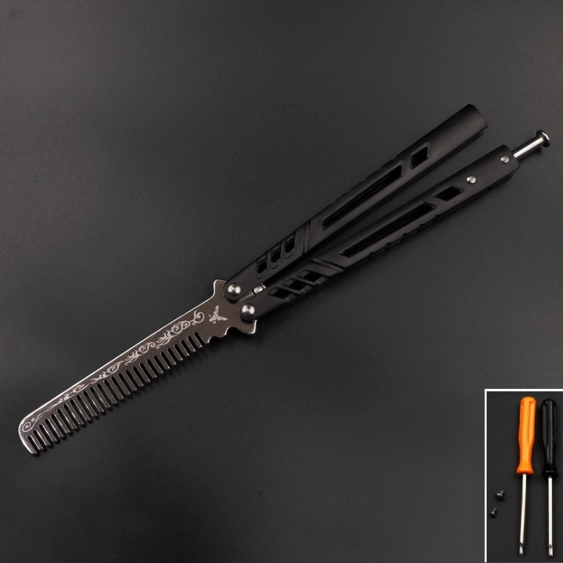 The Fifth Generation, One-piece Handle, Shaft Sleeve Structure, Butterfly Knife Practice Knife, Unbladed Knife