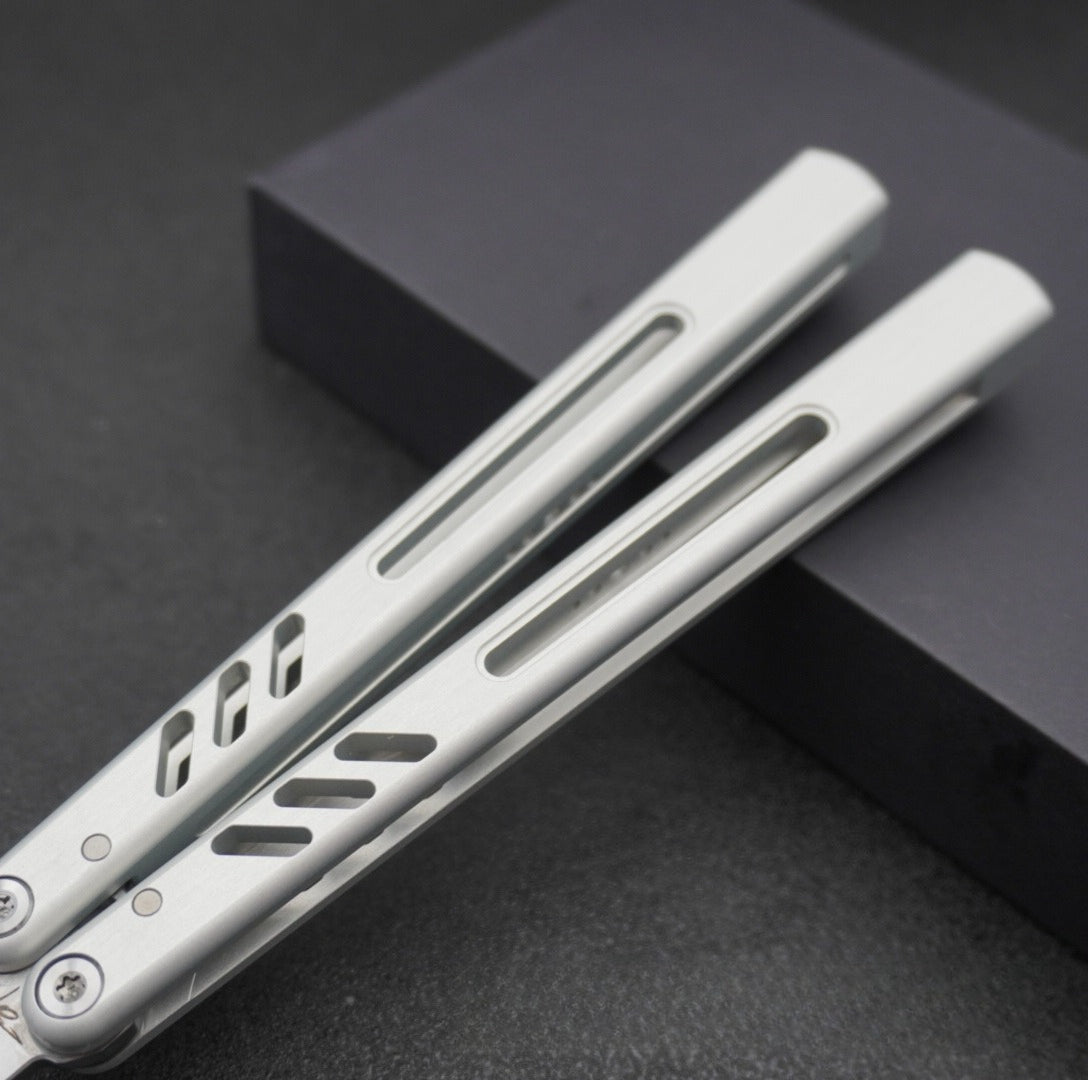 Aluminum Handle Tuning Fork Blade, Butterfly Knife Practice Knife