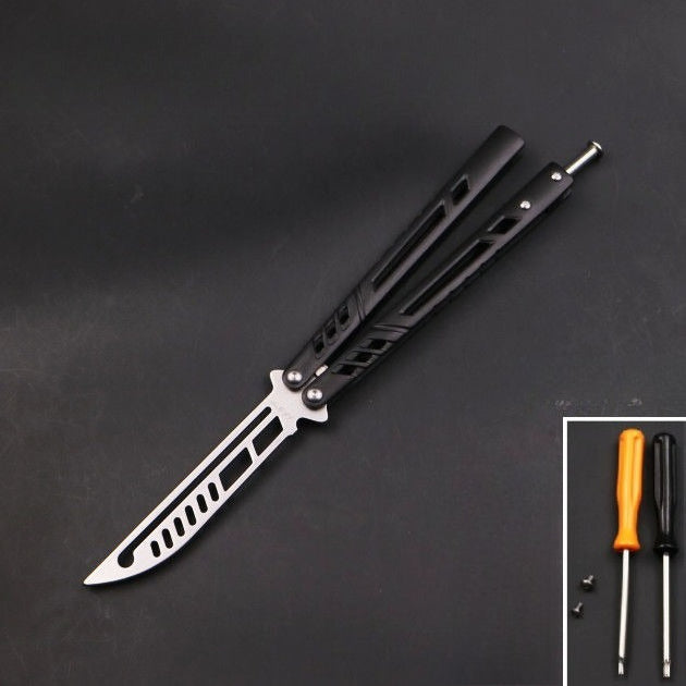 The Fifth Generation, One-piece Handle, Shaft Sleeve Structure, Butterfly Knife Practice Knife, Unbladed Knife