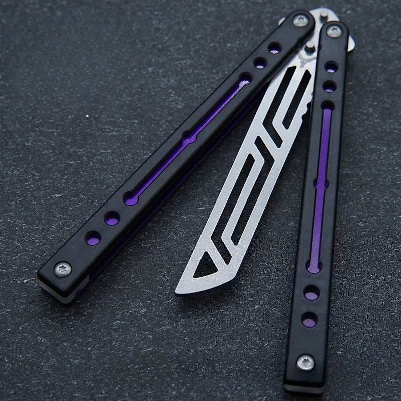 Steel Nautilus, Luminous Counterweight, Bushing Screw, Unbladed Practice Knife