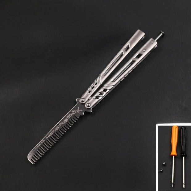 The Fifth Generation, One-piece Handle, Shaft Sleeve Structure, Butterfly Knife Practice Knife, Unbladed Knife