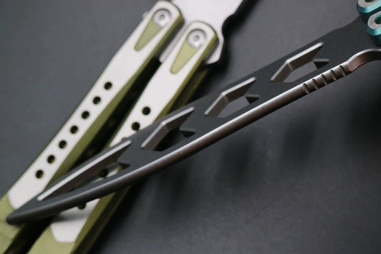 Archon, Titanium Alloy Integrated Handle, High-end Effective Shaft Sleeve, Oil Storage Positioning Shaft, Butterfly Knife Throwing Knife Unbladed