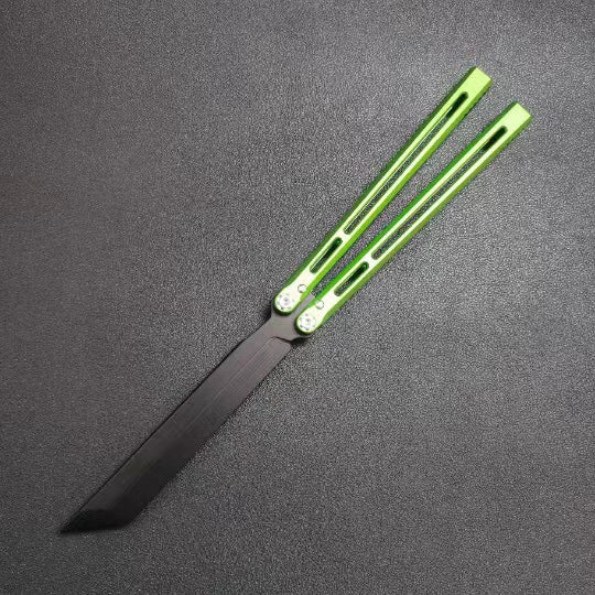 Telesto V2 Butterfly Knife Aluminum Handle Practice Training Knife Shake Knife