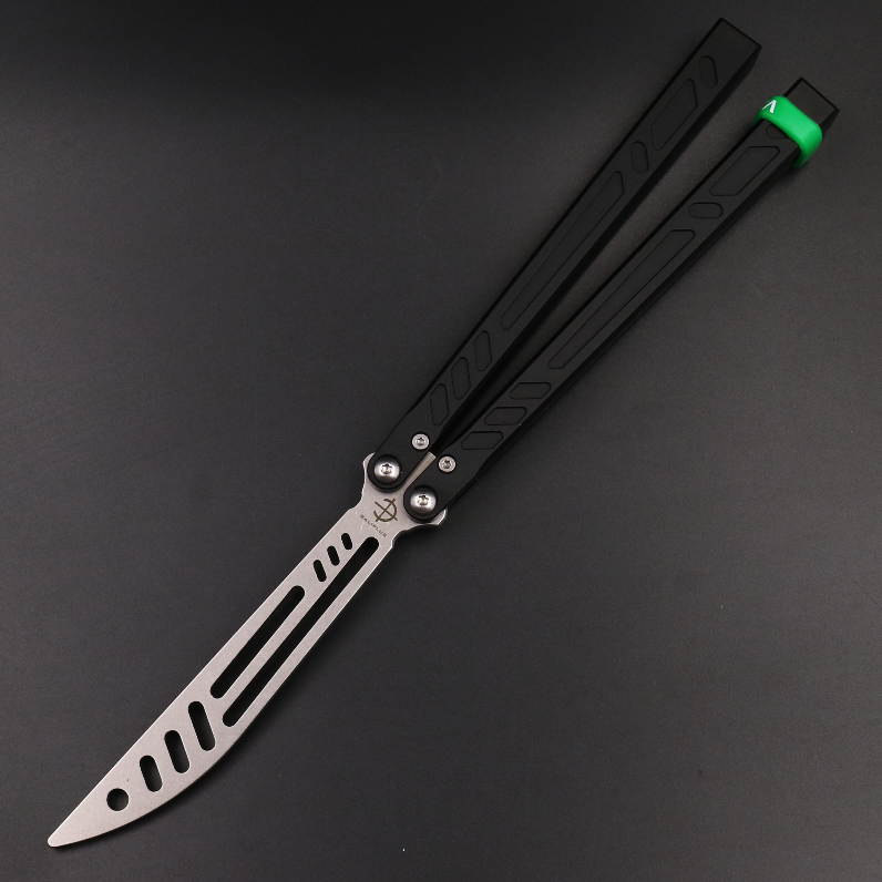 Wujiang BareBones Integrated 6 Series Aluminum Shank, Shaft Sleeve Structure, Butterfly Knife Swing Knife Practice Knife Does Not Cut Edge