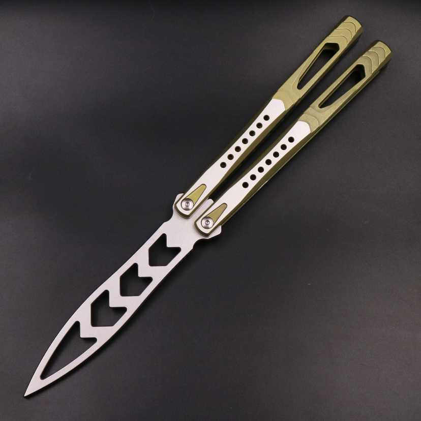 Archon, Titanium Alloy Integrated Handle, High-end Effective Shaft Sleeve, Oil Storage Positioning Shaft, Butterfly Knife Throwing Knife Unbladed