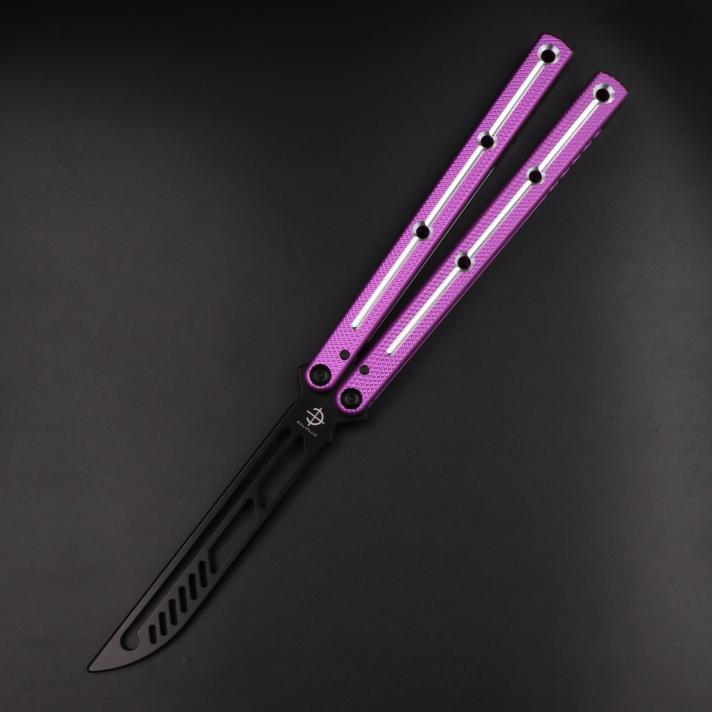 Boundless Siren, Unbladed Butterfly Knife, Non-slip Integrated Aluminum Alloy Handle, Swing Knife Practice Knife, Fancy Tools