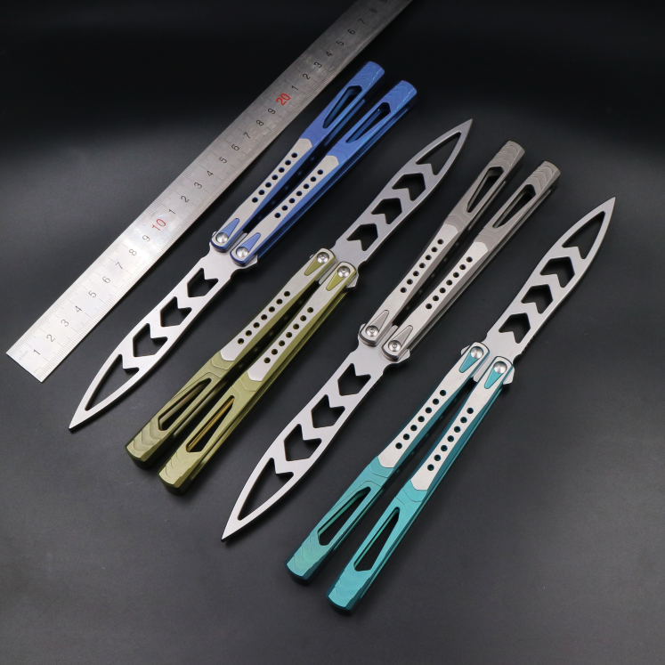 Archon, Titanium Alloy Integrated Handle, High-end Effective Shaft Sleeve, Oil Storage Positioning Shaft, Butterfly Knife Throwing Knife Unbladed