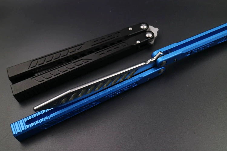 Falcon CNC Bushing Structure, Wing Blade, Aluminum Alloy Integrated Handle, Butterfly Knife Without Cutting Edge