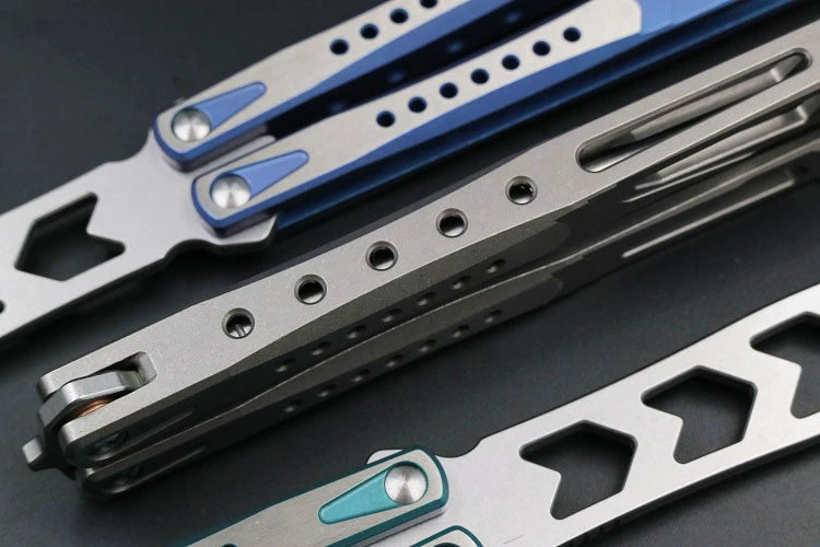 Archon, Titanium Alloy Integrated Handle, High-end Effective Shaft Sleeve, Oil Storage Positioning Shaft, Butterfly Knife Throwing Knife Unbladed