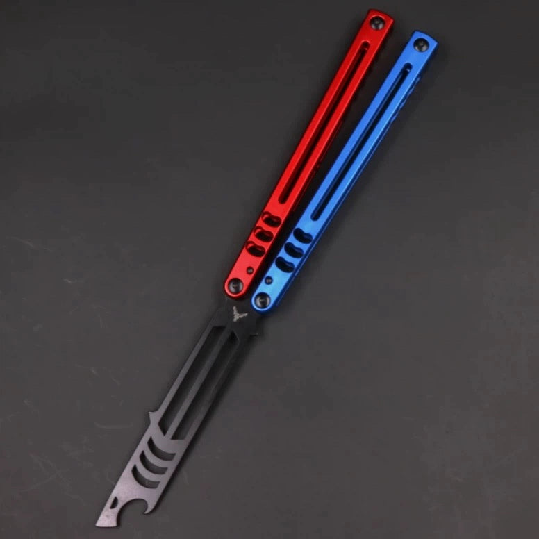 Great Shark, Butterfly Knife, Bottle Opener, Fancy Flick Knife, Unbladed.