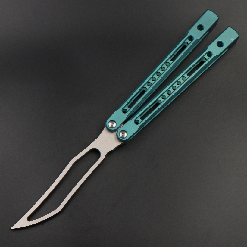 JK Emperor, Titanium Alloy Integrated Hollow Handle, High-end Shaft Sleeve, Oil Storage Positioning Shaft, Butterfly Knife Throwing