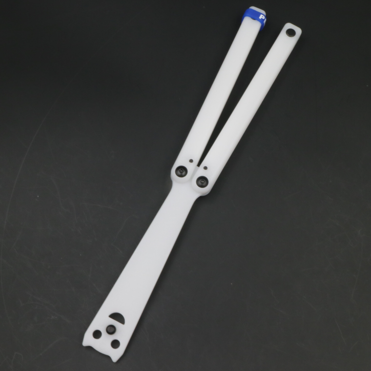 Apocalypse Squid, All Plastic Safety Fancy Butterfly Knife Practice Knife, Luminous, with Counterweight, Unbladed