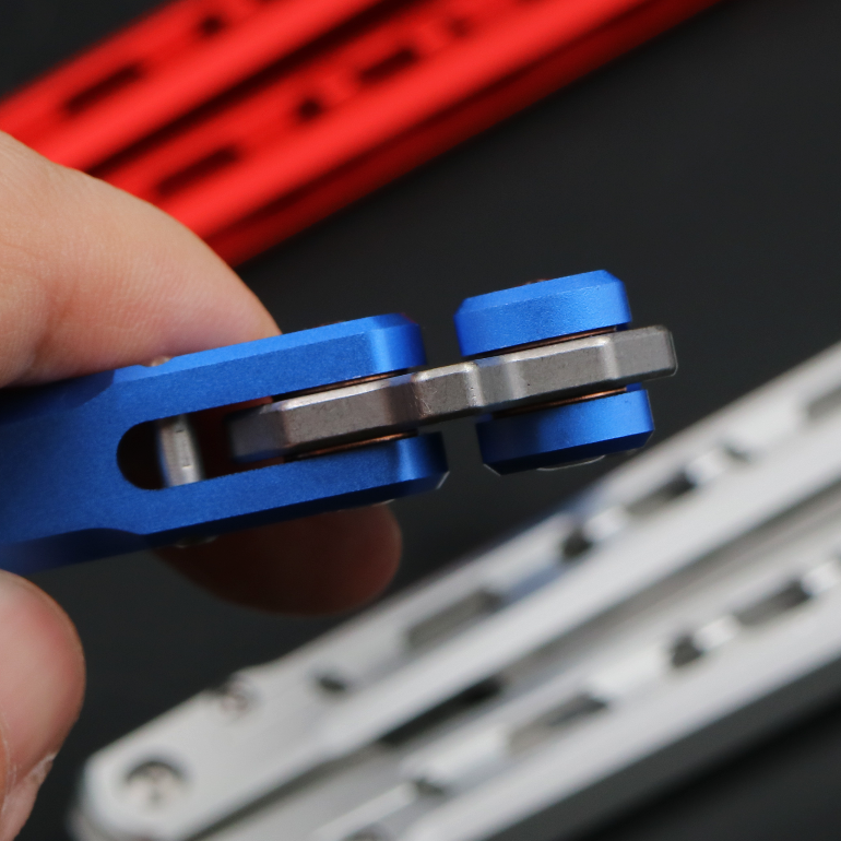 Dark Arrow, Aluminum Alloy Integrated Handle, Light Feel, Shaft Sleeve Structure, Oil Storage Positioning Shaft, Butterfly Knife, Unbladed Blade