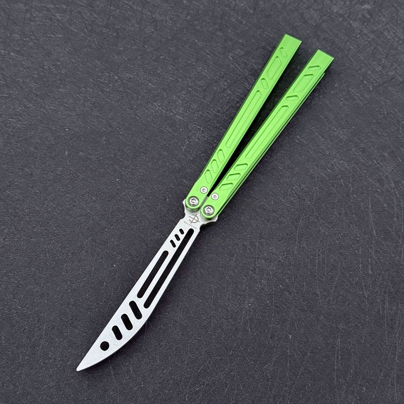 Wujiang BareBones Integrated 6 Series Aluminum Shank, Shaft Sleeve Structure, Butterfly Knife Swing Knife Practice Knife Does Not Cut Edge