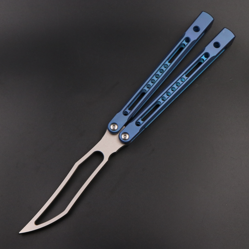 JK Emperor, Titanium Alloy Integrated Hollow Handle, High-end Shaft Sleeve, Oil Storage Positioning Shaft, Butterfly Knife Throwing