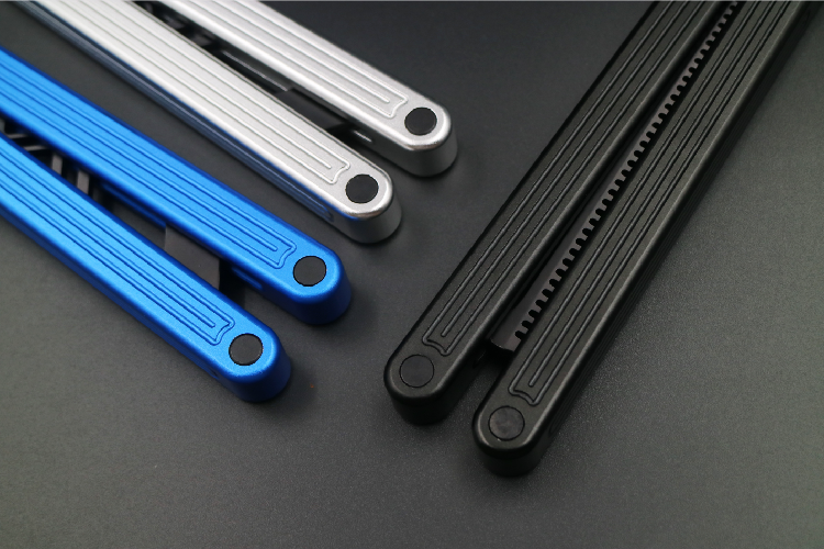 Arctic Circle, High-end Integrated Aluminum Handle Butterfly Knife CNC Seiko, Shaft Sleeve Structure, Throwing Knife Practice Knife Without Cutting Edge