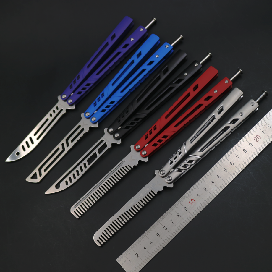 The Fifth Generation, One-piece Handle, Shaft Sleeve Structure, Butterfly Knife Practice Knife, Unbladed Knife