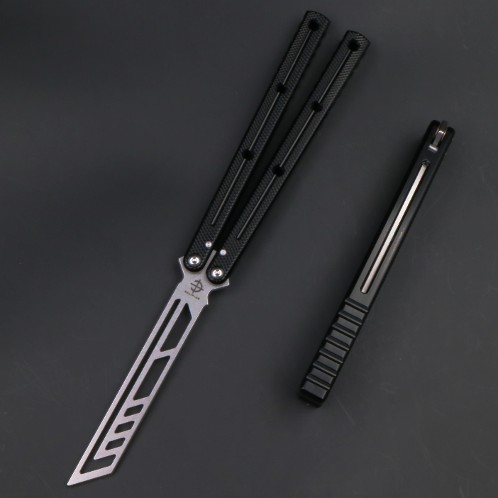 Boundless Siren, Unbladed Butterfly Knife, Non-slip Integrated Aluminum Alloy Handle, Swing Knife Practice Knife, Fancy Tools