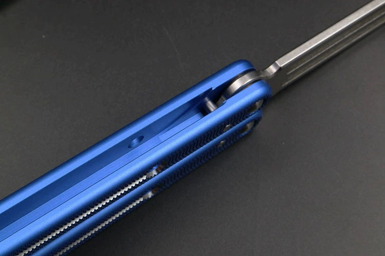 Boundless Big Fish v4 anti-skid integrated aluminum alloy handle, shaft sleeve structure, butterfly knife throwing knife practice knife does not cut the edge