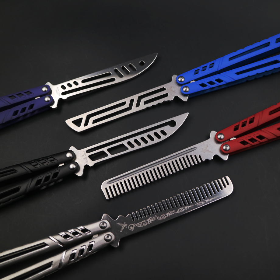 The Fifth Generation, One-piece Handle, Shaft Sleeve Structure, Butterfly Knife Practice Knife, Unbladed Knife
