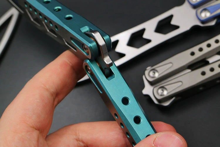 Archon, Titanium Alloy Integrated Handle, High-end Effective Shaft Sleeve, Oil Storage Positioning Shaft, Butterfly Knife Throwing Knife Unbladed