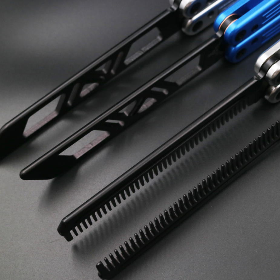 Arctic Circle, High-end Integrated Aluminum Handle Butterfly Knife CNC Seiko, Shaft Sleeve Structure, Throwing Knife Practice Knife Without Cutting Edge