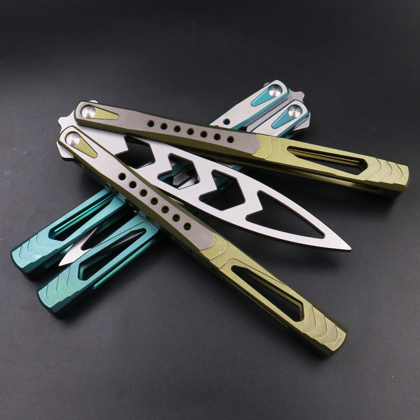 Archon, Titanium Alloy Integrated Handle, High-end Effective Shaft Sleeve, Oil Storage Positioning Shaft, Butterfly Knife Throwing Knife Unbladed