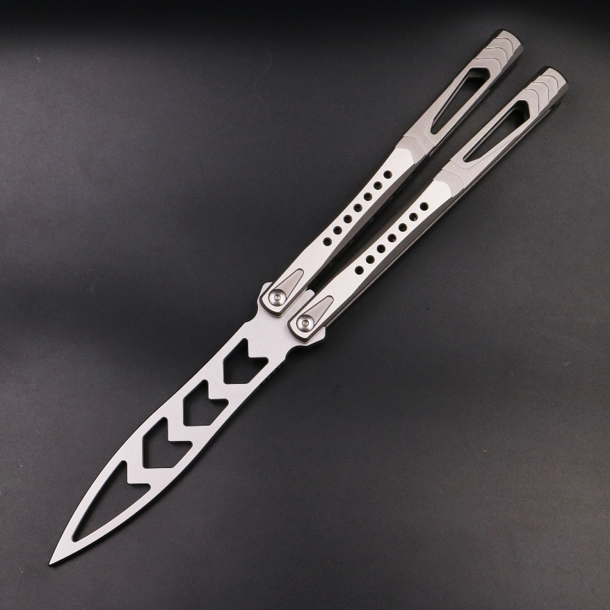 Archon, Titanium Alloy Integrated Handle, High-end Effective Shaft Sleeve, Oil Storage Positioning Shaft, Butterfly Knife Throwing Knife Unbladed
