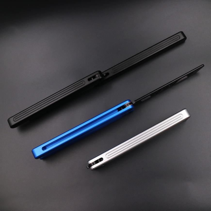 Arctic Circle, High-end Integrated Aluminum Handle Butterfly Knife CNC Seiko, Shaft Sleeve Structure, Throwing Knife Practice Knife Without Cutting Edge