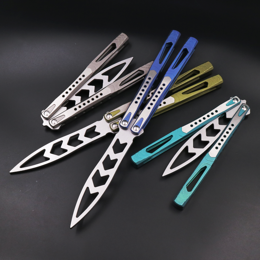 Archon, Titanium Alloy Integrated Handle, High-end Effective Shaft Sleeve, Oil Storage Positioning Shaft, Butterfly Knife Throwing Knife Unbladed