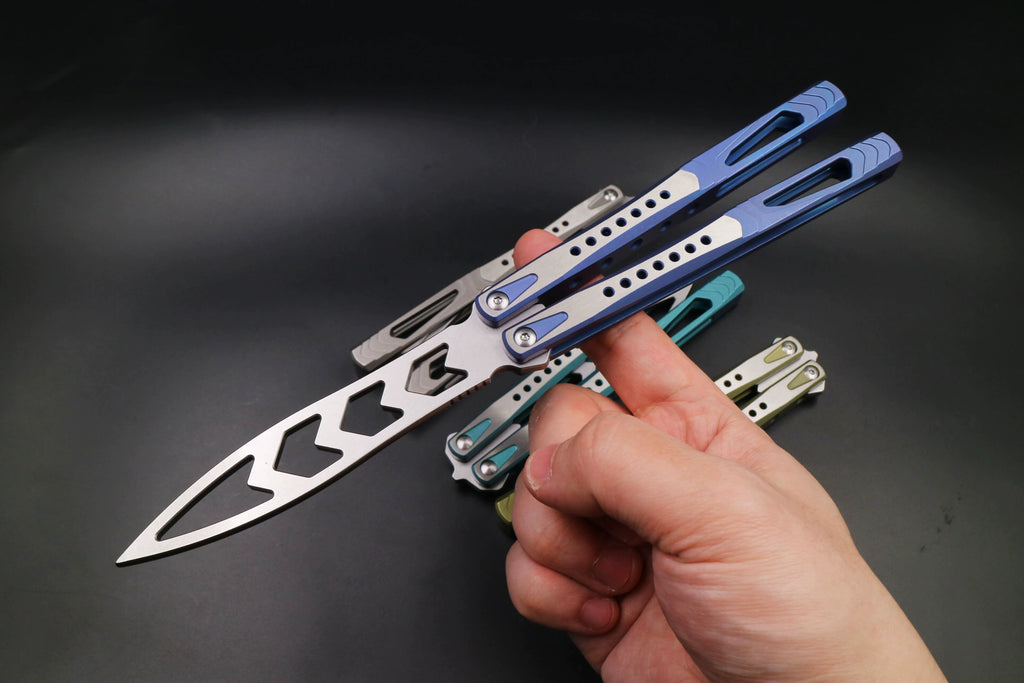 Archon, Titanium Alloy Integrated Handle, High-end Effective Shaft Sleeve, Oil Storage Positioning Shaft, Butterfly Knife Throwing Knife Unbladed