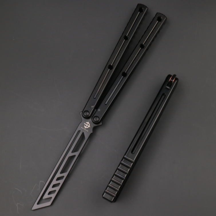 Boundless Siren, Unbladed Butterfly Knife, Non-slip Integrated Aluminum Alloy Handle, Swing Knife Practice Knife, Fancy Tools