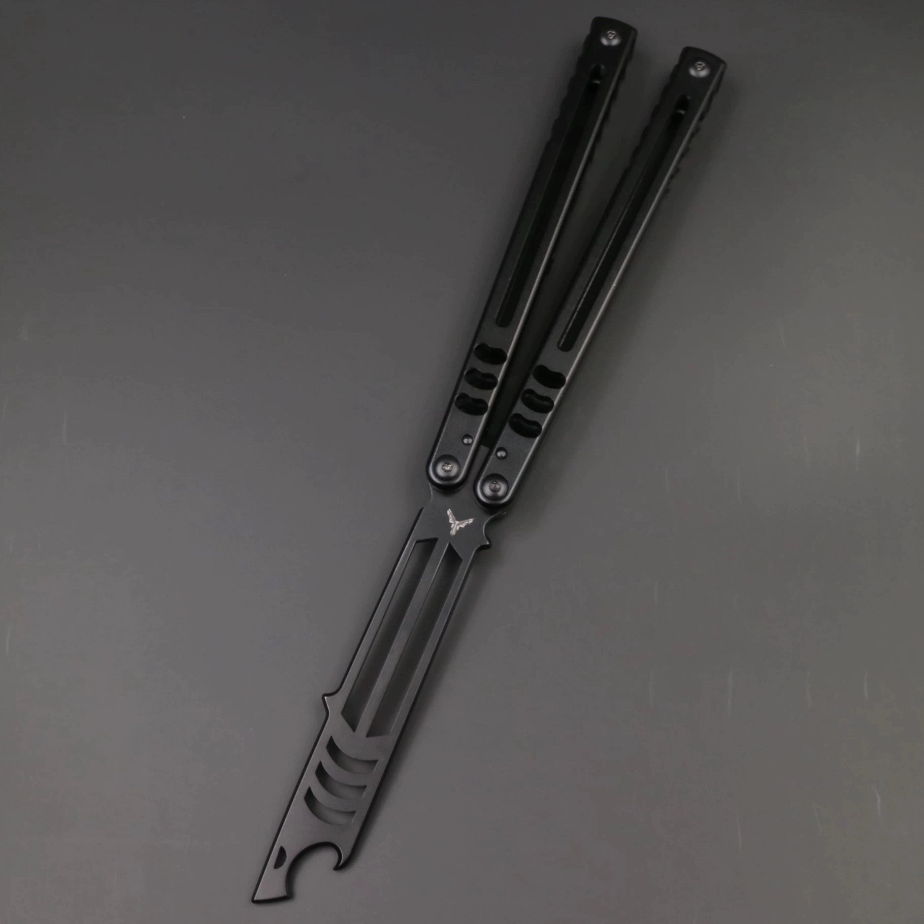 Great Shark, Butterfly Knife, Bottle Opener, Fancy Flick Knife, Unbladed.