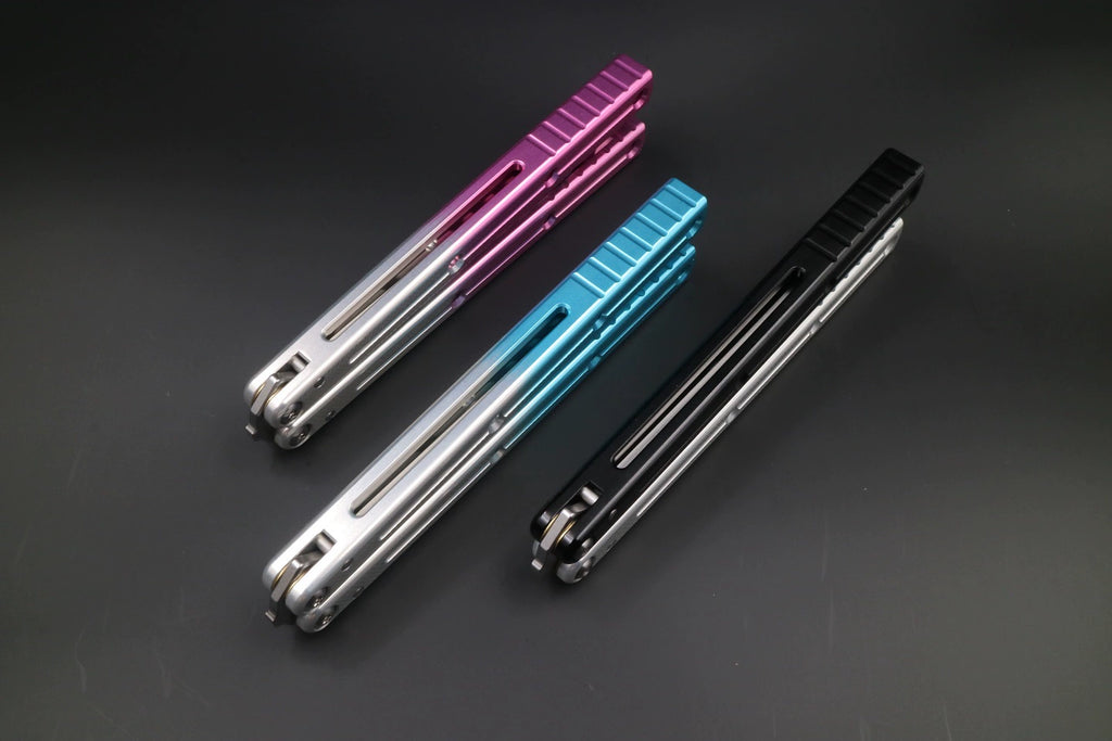 Boundless Siren, Unbladed Butterfly Knife, Non-slip Integrated Aluminum Alloy Handle, Swing Knife Practice Knife, Fancy Tools