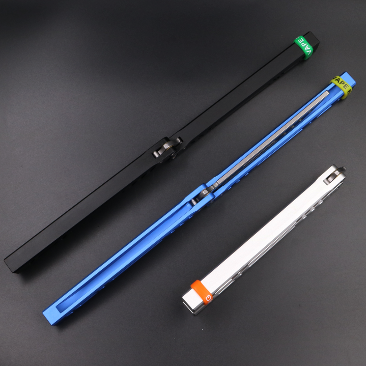 Wujiang BareBones Integrated 6 Series Aluminum Shank, Shaft Sleeve Structure, Butterfly Knife Swing Knife Practice Knife Does Not Cut Edge