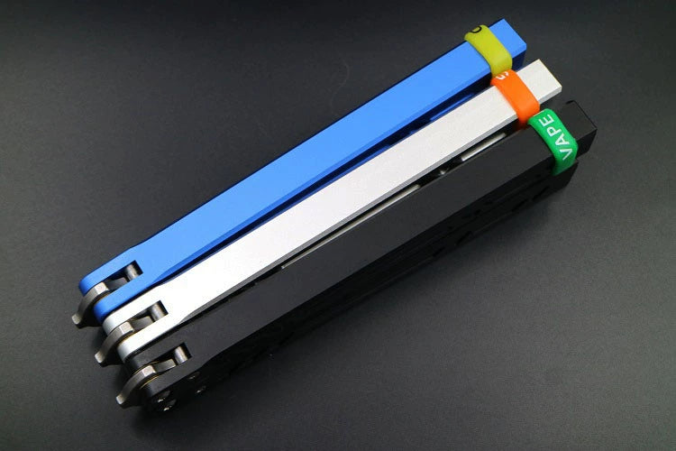 Wujiang BareBones Integrated 6 Series Aluminum Shank, Shaft Sleeve Structure, Butterfly Knife Swing Knife Practice Knife Does Not Cut Edge