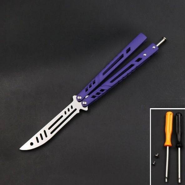 The Fifth Generation, One-piece Handle, Shaft Sleeve Structure, Butterfly Knife Practice Knife, Unbladed Knife