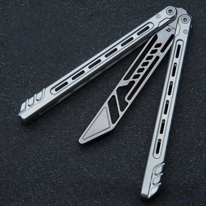 Athena Butterfly Knife Practice Blade, Fancy Crisp Outdoor Unopened Blade