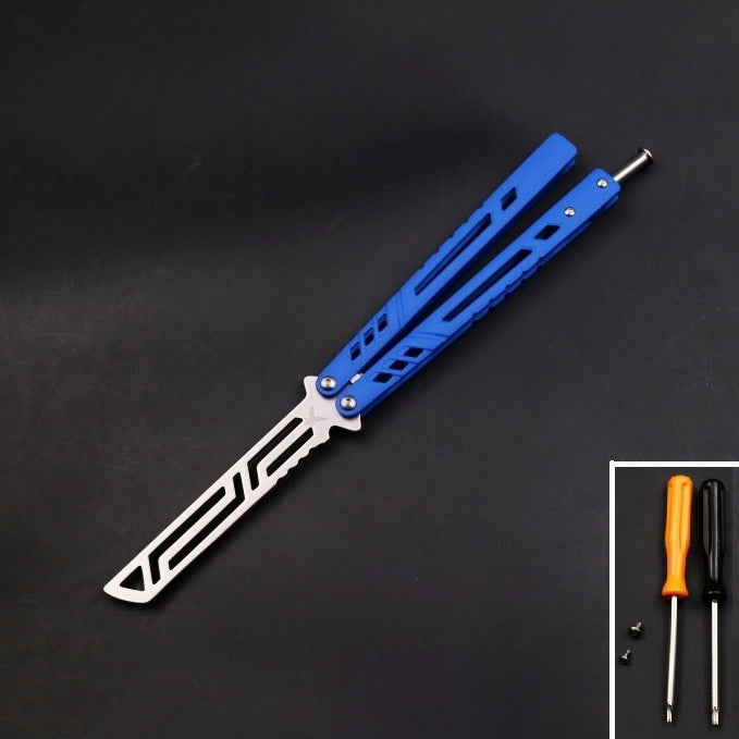 The Fifth Generation, One-piece Handle, Shaft Sleeve Structure, Butterfly Knife Practice Knife, Unbladed Knife