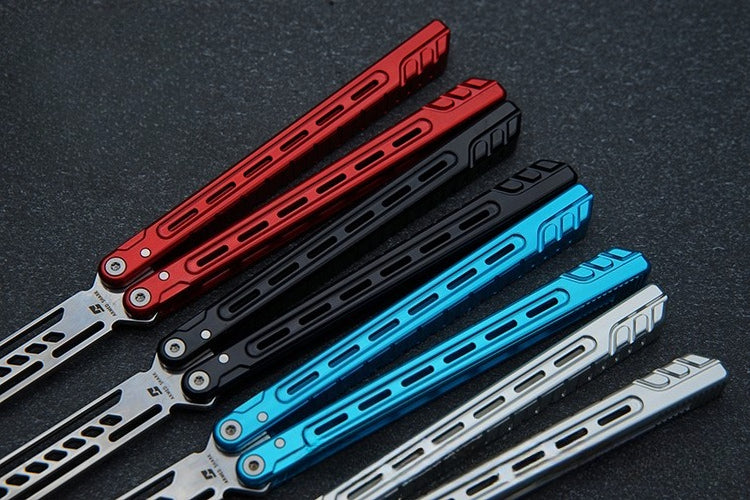 Athena Butterfly Knife Practice Blade, Fancy Crisp Outdoor Unopened Blade